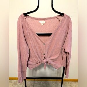 Madewell button front cardi